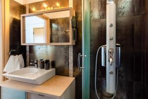 A bathroom at Aigli Luxury Villa - Seaview Panoramic Retreat