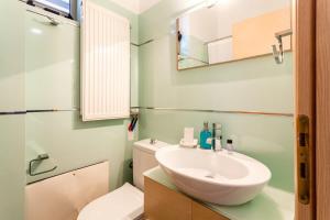 A bathroom at Aigli Luxury Villa - Seaview Panoramic Retreat