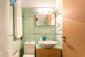 A bathroom at Aigli Luxury Villa - Seaview Panoramic Retreat