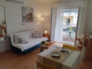 Posezení v ubytování Apartmani Melia