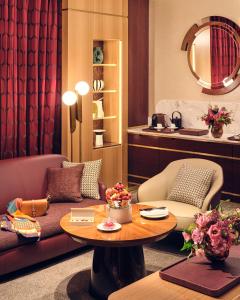 Coin salon dans l'établissement Royal Mansour Casablanca
