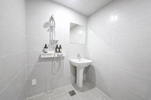 Koupelna v ubytování Busan Seomyeon Broa Hotel