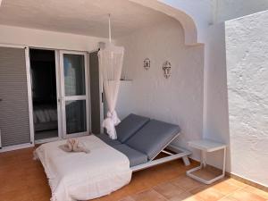 Posedenie v ubytovaní Casa Harmonia mit großer Sonnenterrasse und Meerblick in Top Lage