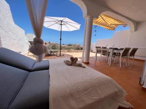 Posedenie v ubytovaní Casa Harmonia mit großer Sonnenterrasse und Meerblick in Top Lage