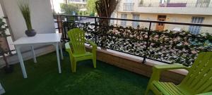 Balkón nebo terasa v ubytování Les Jardins de Louis