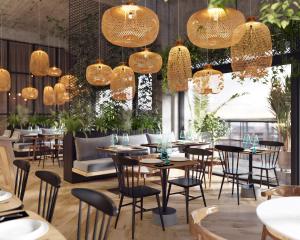 Un restaurant sau alt loc unde se poate mânca la John & Will Silo-Hotel by Guldsmeden