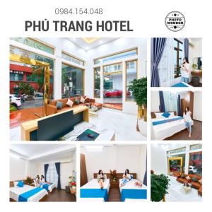 eine Collage mit Fotos eines Phu Tang Hotels in der Unterkunft PHÚ TRANG HOTEL in Hạ Long