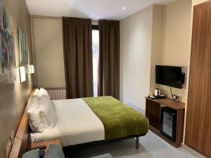 TV a/nebo společenská místnost v ubytování Hotel Aneto