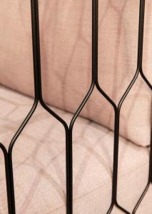 a close up of a iron fence with a mattress at Citybox Brussels in Brussels