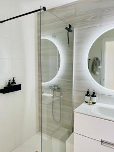 A bathroom at CASA MIRABEL