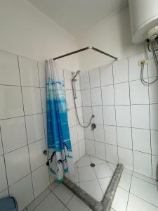 Koupelna v ubytování Kultura Hostel