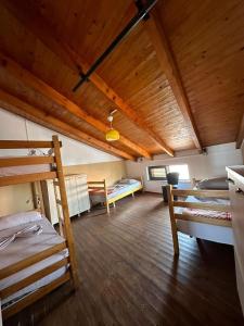 Postel nebo postele na pokoji v ubytování Kultura Hostel