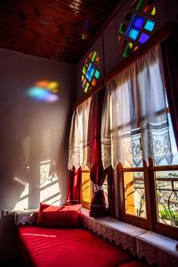 Voodi või voodid majutusasutuse Guesthouse Hoxha toas