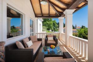 Balkón nebo terasa v ubytování La Villa Dubrovnik