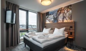 Postel nebo postele na pokoji v ubytování Thon Partner Stavanger Forum Hotel + 34 fotografií