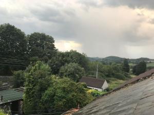 a view from the roof of a house at Harvel Cottage in Paulton
