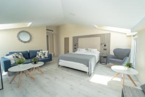 Кровать или кровати в номере Hotel Lux Melide