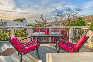 A balcony or terrace at The Mardim Villa