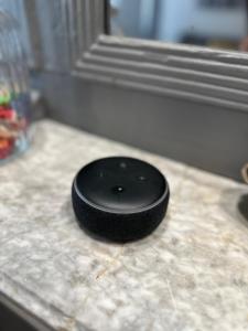 a black item sitting on top of a counter at 3 pièces neuf au pied des musées - Wifi & Parking in Grasse