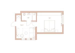 Plán poschodí v ubytovaní Ołowianka B&B