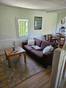 Χώρος καθιστικού στο Gîte la Casita