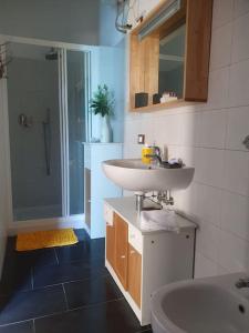 Koupelna v ubytování Loft immerso nel bosco