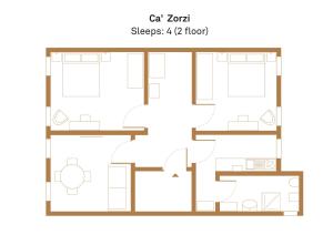 Plano de Cà Zorzi - 2 minutes from Biennale & Canal view - APE G