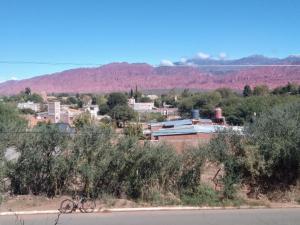 a bike is parked in front of a city at Departamentos Martínez - Páez in Villa Unión