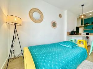 Posteľ alebo postele v izbe v ubytovaní Brest - Le Gestin - Appartements - Lumineux - Tout Confort - Fibre Internet