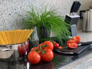 Essen in der Ferienwohnung oder in der Nähe