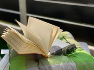 Die Bibliothek in der Ferienwohnung