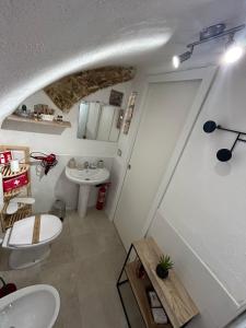 Koupelna v ubytování Cantovì