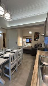 Kuchyň nebo kuchyňský kout v ubytování Diamond Suite