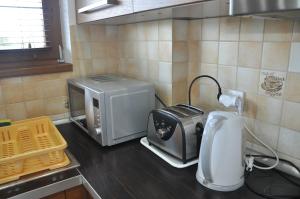 Kuchyňa alebo kuchynka v ubytovaní Apartament Mokotow