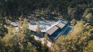 Letecký snímek ubytování Villa Jumo Iniö