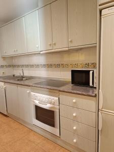 Kuchyňa alebo kuchynka v ubytovaní Bahía de Vera Apartamento Helio