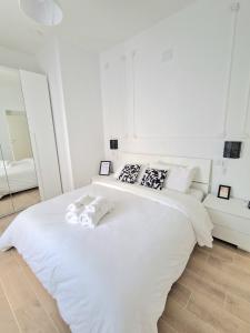 Postel nebo postele na pokoji v ubytování HomeAway Pescara Portanuova