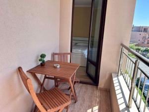 Balkón nebo terasa v ubytování Апартаменти Bella Deluxe