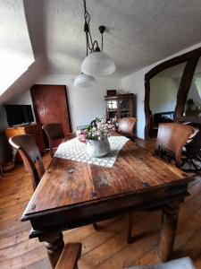 Χώρος καθιστικού στο Ferienwohnung Trude