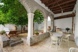 A patio or other outdoor area at LIVIN Hydra Garden Suite