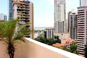 Nespecifikovaný výhled na destinaci Panamá nebo výhled na město při pohledu z hotelu