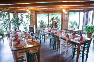 Restaurace v ubytování Le Ali del Falco