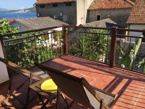 Balkón nebo terasa v ubytování Apartments Lilly