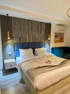 Elite Pyramids Boutique Hotel客房内的一张或多张床位