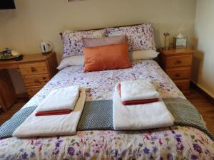 Postel nebo postele na pokoji v ubytování Beech Lodge B&B
