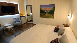Cama ou camas em um quarto em Pilgrim's Rest - Descanso del Peregrino