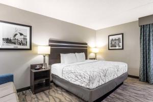 a hotel room with a bed and a couch at Best Western Plus Knoxville Cedar Bluff in Knoxville