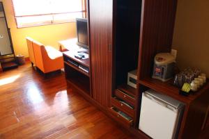 Kuchyň nebo kuchyňský kout v ubytování Hotel Saika