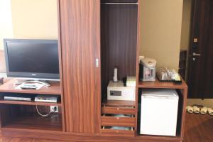 Kuchyň nebo kuchyňský kout v ubytování Hotel Saika