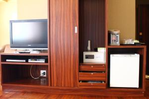 Kuchyň nebo kuchyňský kout v ubytování Hotel Saika